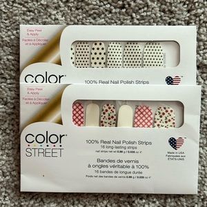 Unopened color street designs